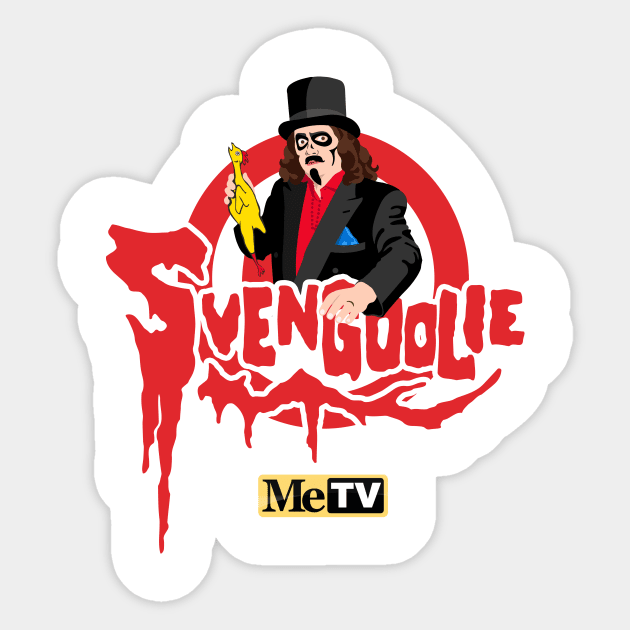 Svengoolie svengoolie me tv sticker teepublic